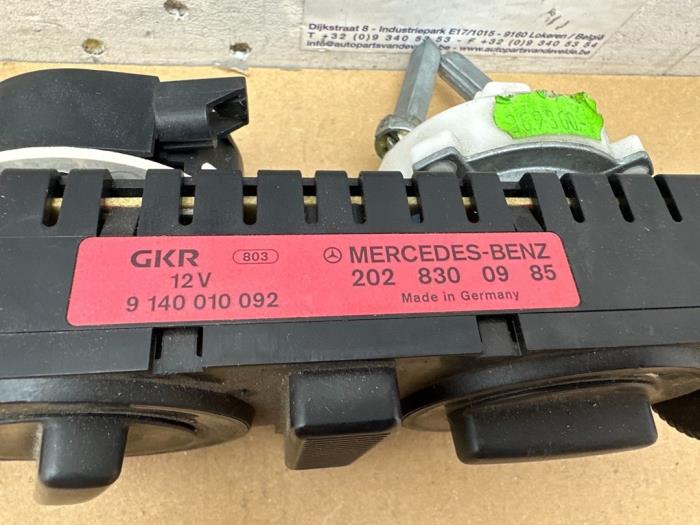 Panneau de commandes chauffage Mercedes C-Klasse