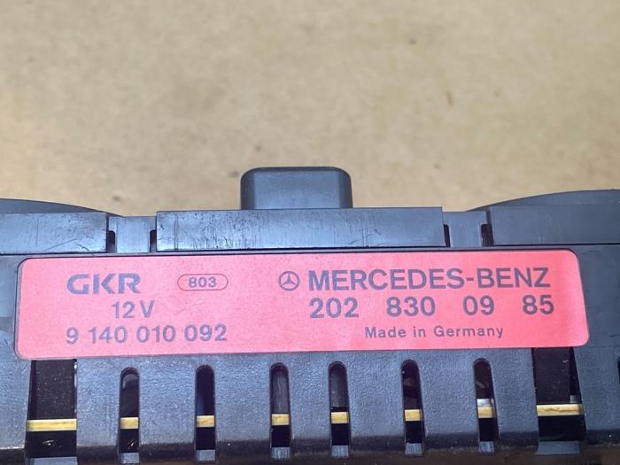 Panneau de commandes chauffage Mercedes C-Klasse