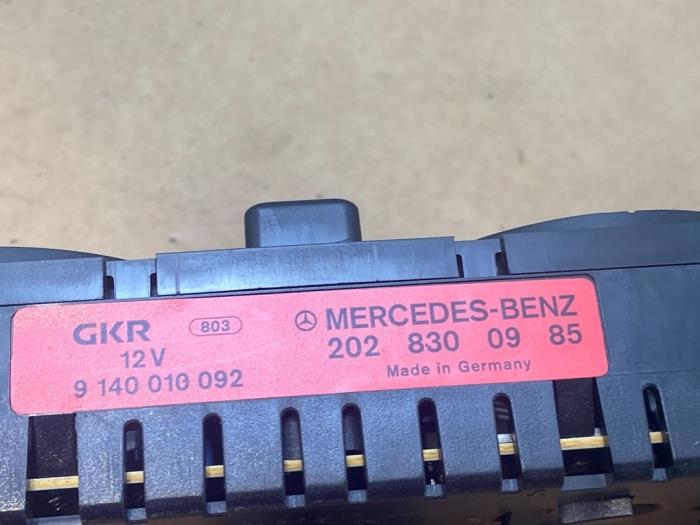 Panneau de commandes chauffage Mercedes C-Klasse