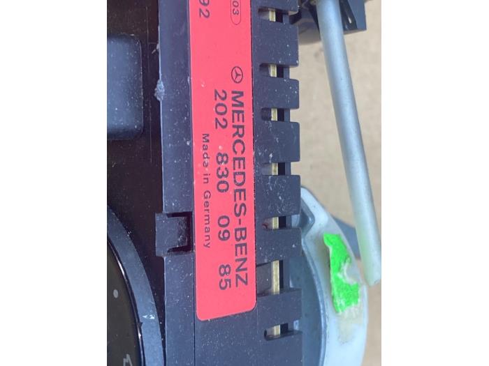 Panneau de commandes chauffage Mercedes C-Klasse