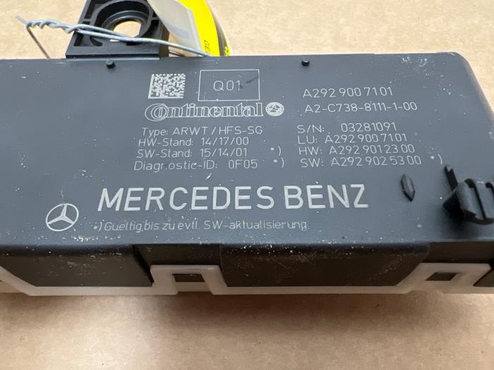 Module passage hayon Mercedes GLE