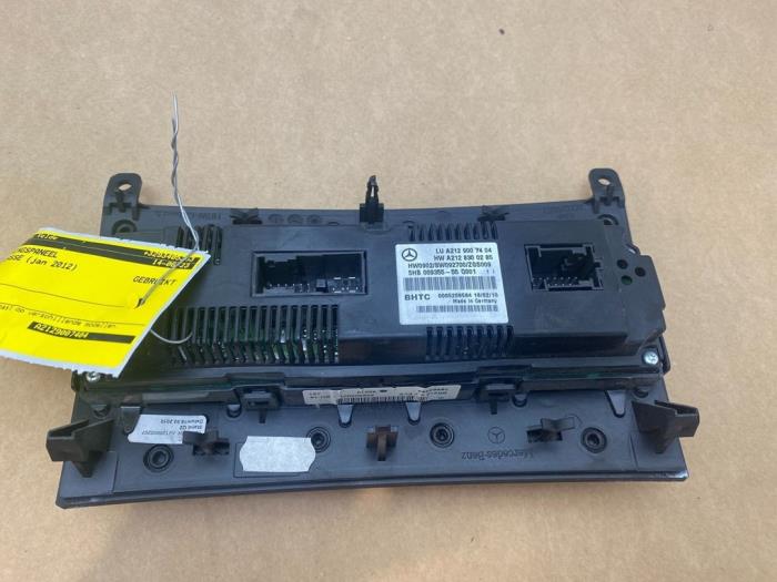 Panneau de commandes chauffage Mercedes E-Klasse