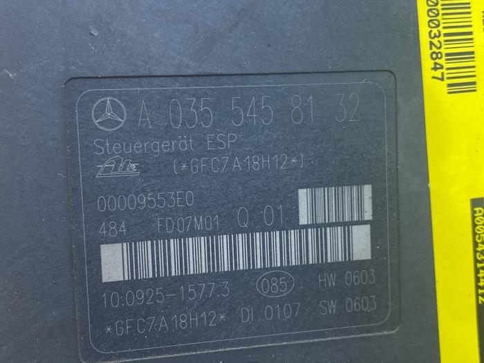 Pompe ABS Mercedes C-Klasse