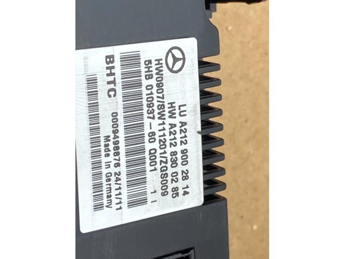 Panneau de commandes chauffage Mercedes E-Klasse