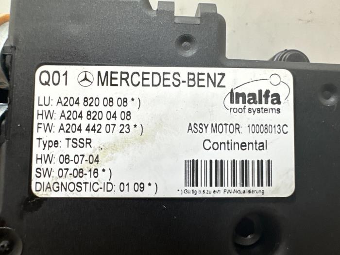 Moteur toit ouvrant Mercedes C-Klasse
