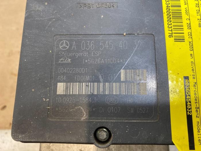 ABS Computer Mercedes C-Klasse