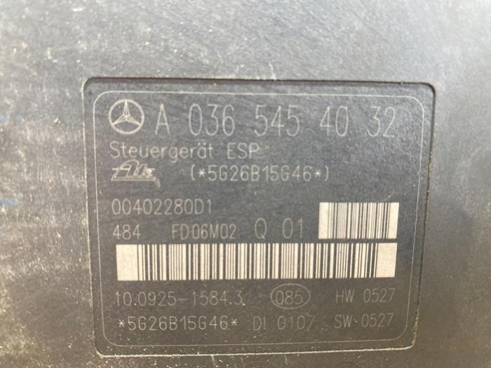 Ordinateur ABS Mercedes C-Klasse