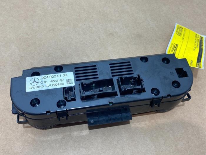 Panneau de commandes chauffage Mercedes C-Klasse