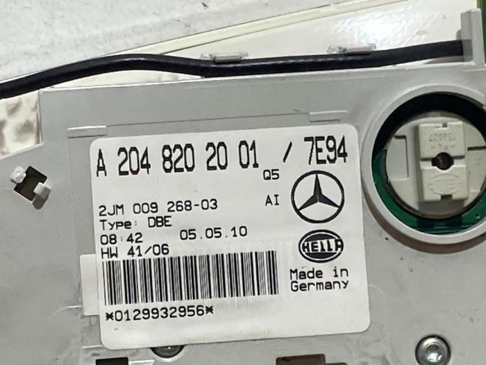 Oswietlenie wewnetrzne przód Mercedes C-Klasse