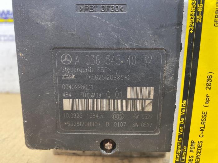 ABS Pomp Mercedes C-Klasse