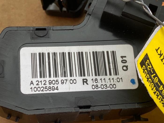 Interruptor de ajuste de asiento Mercedes E-Klasse