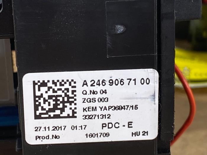 Relay holder Mercedes B-Klasse