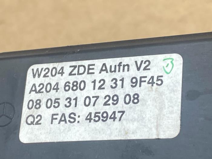 Navigation display Mercedes C-Klasse