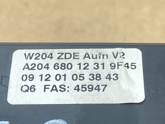 Navigation display Mercedes C-Klasse