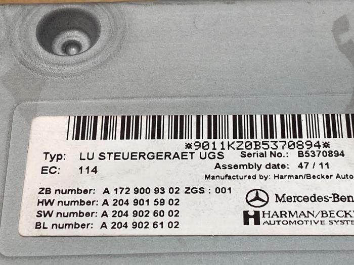Unidad de control multimedia Mercedes S-Klasse