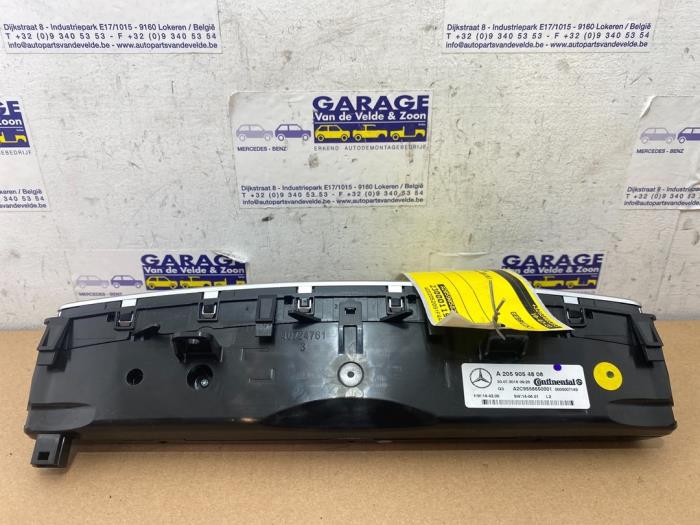 Panneau de commandes chauffage Mercedes C-Klasse