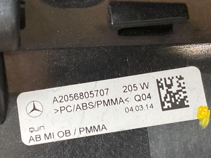 Middle console Mercedes C-Klasse