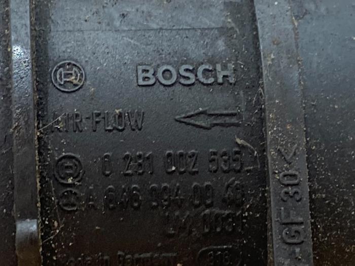 Czujnik masy powietrza Mercedes C-Klasse