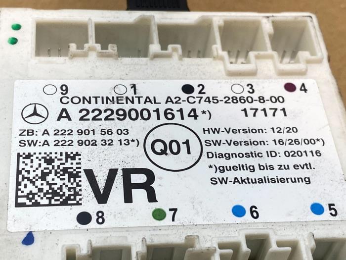 Module verrouillage central des portes Mercedes S-Klasse