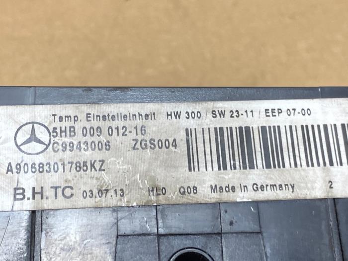 Panel sterowania nagrzewnicy Mercedes Sprinter