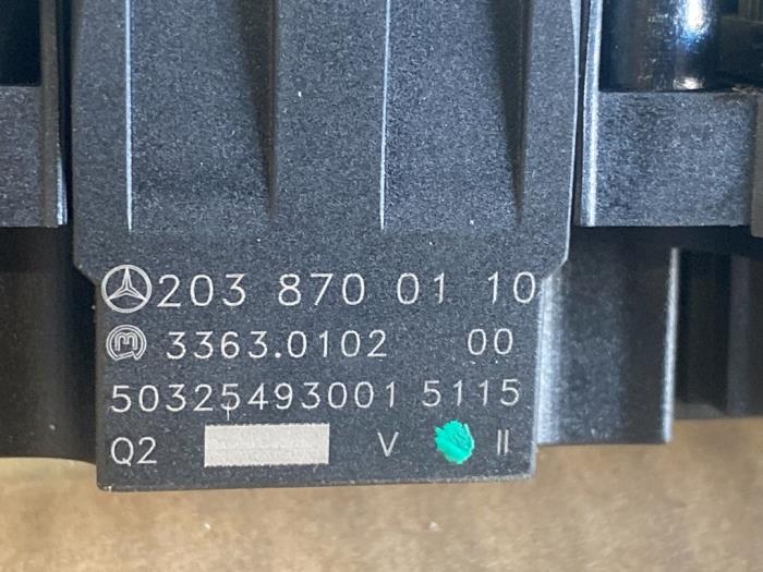 Commutateur éclairage d'urgence Mercedes C-Klasse