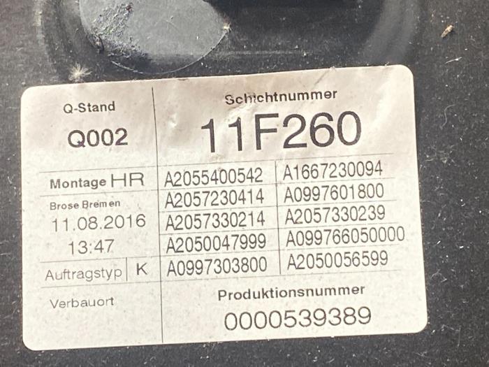 Panneau 4 portes arrière droite Mercedes C-Klasse