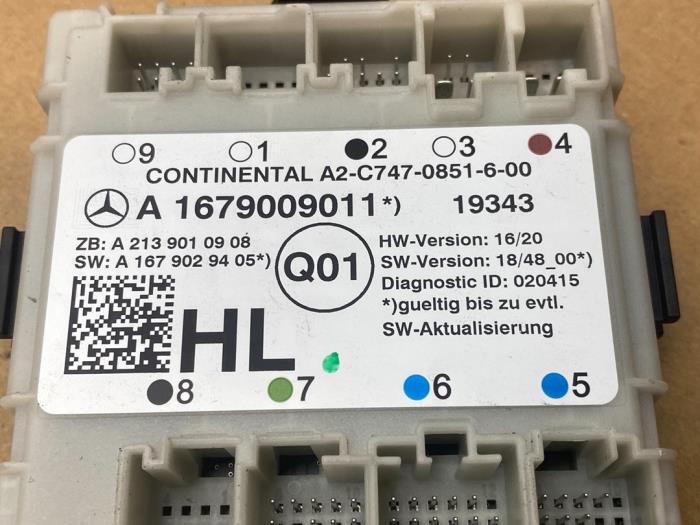 Central door locking module Mercedes E-Klasse