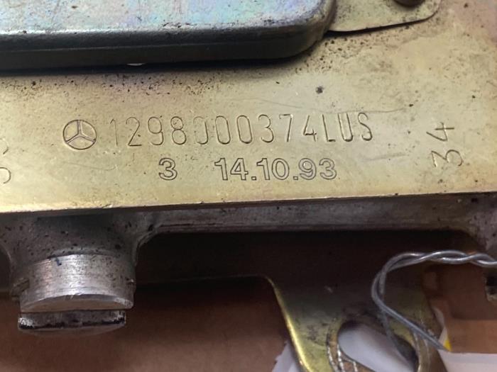 Verrouillage toit escamotable Mercedes SL