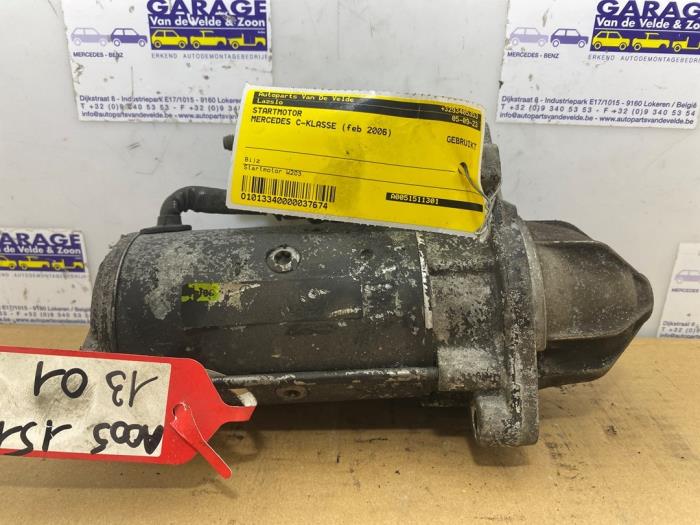 Motor de arranque Mercedes C-Klasse