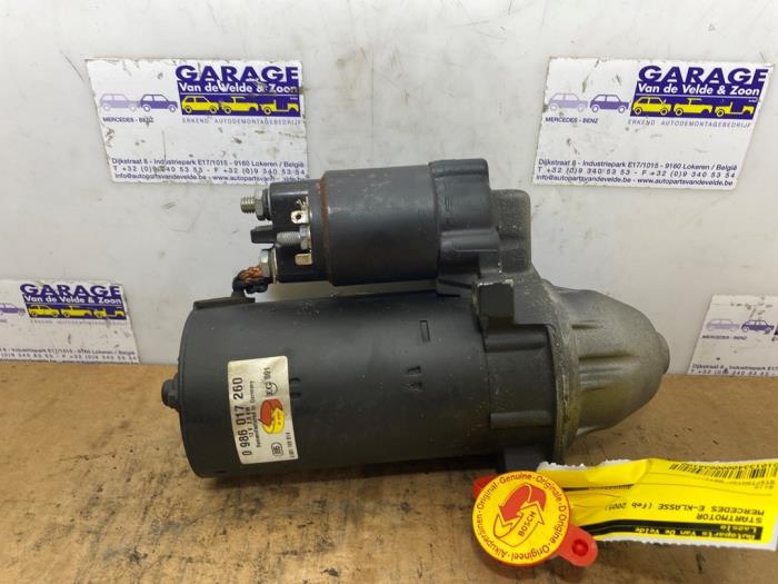 Startmotor Mercedes E-Klasse