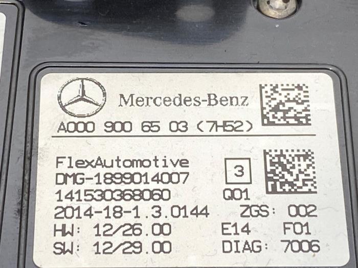 Binnenverlichting voor van een Mercedes-Benz A (W176) 1.8 A-200 CDI 16V 2014