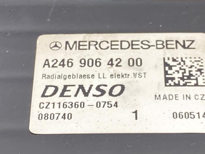 Moteur de ventilation chauffage Mercedes A-Klasse