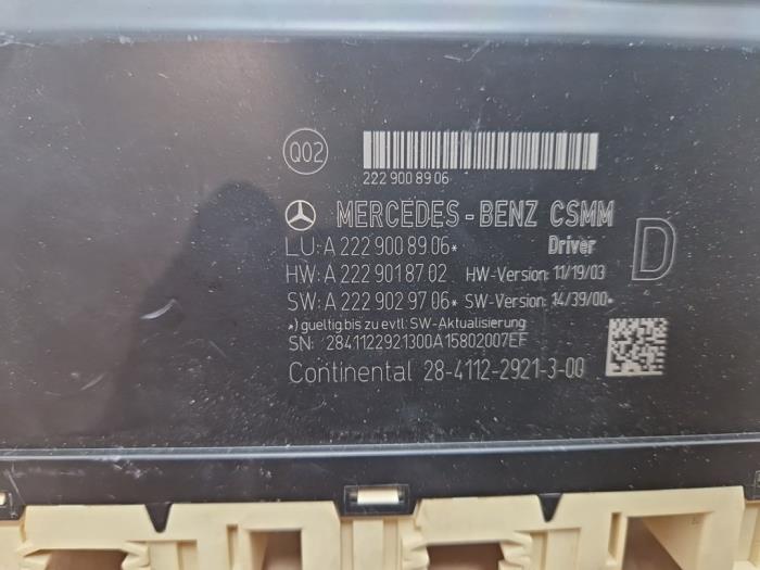 Module (miscellaneous) Mercedes S-Klasse