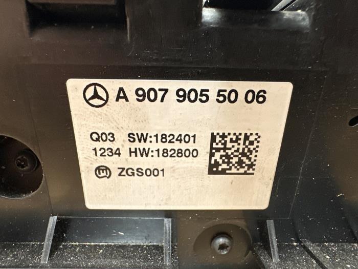 Heater control panel Mercedes Sprinter