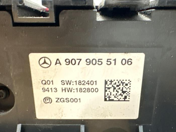 Panneau de commandes chauffage Mercedes Sprinter