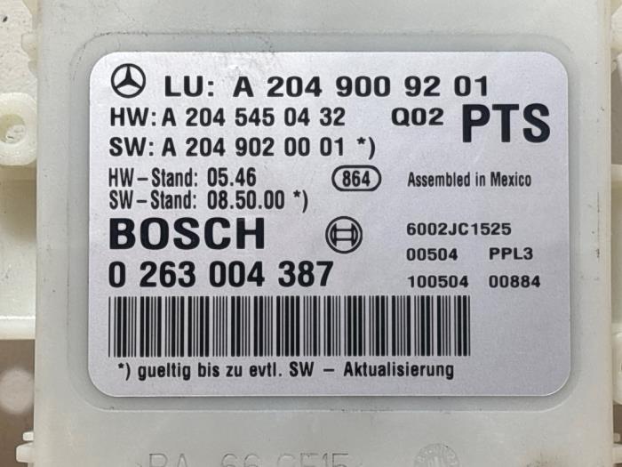 Ordinateur aide au stationnement Mercedes C-Klasse