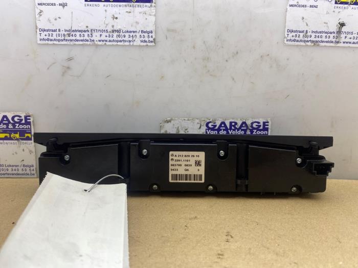 Seat heating switch Mercedes E-Klasse