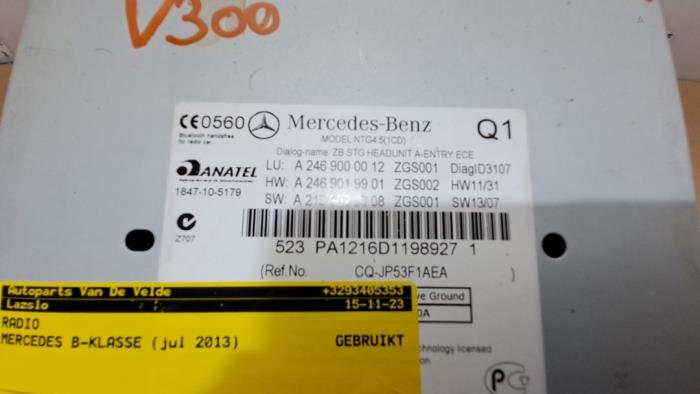 Radio Mercedes B-Klasse