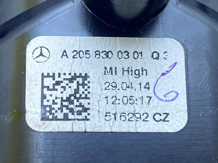 Grille aération tableau de bord Mercedes C-Klasse