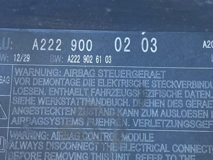 Module airbag  Mercedes S-Klasse