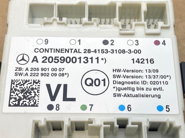 Central door locking module Mercedes C-Klasse