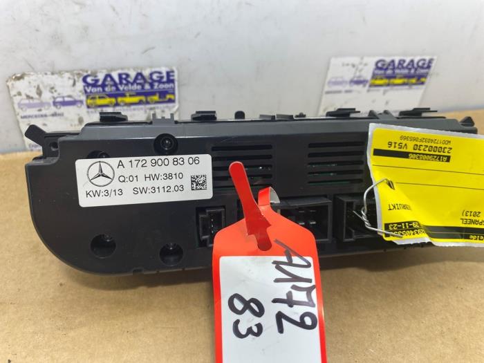 Panel sterowania nagrzewnicy Mercedes SLK