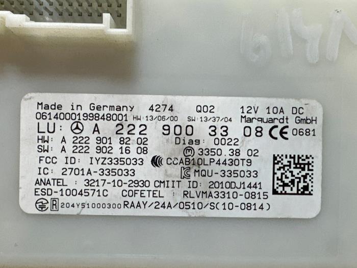 Module keyless vehicle Mercedes C-Klasse