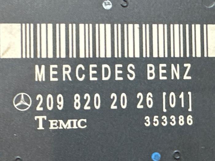 Module verrouillage central des portes Mercedes CLK