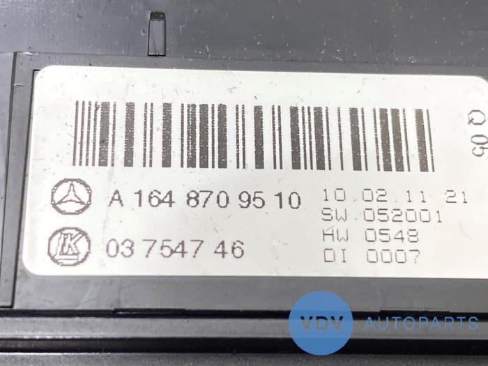 Commutateur éclairage d'urgence Mercedes ML-Klasse