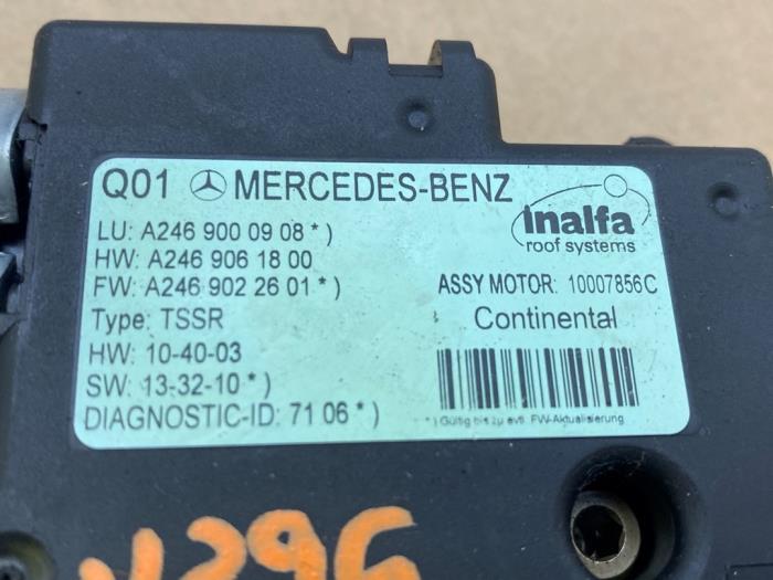Sunroof motor Mercedes B-Klasse