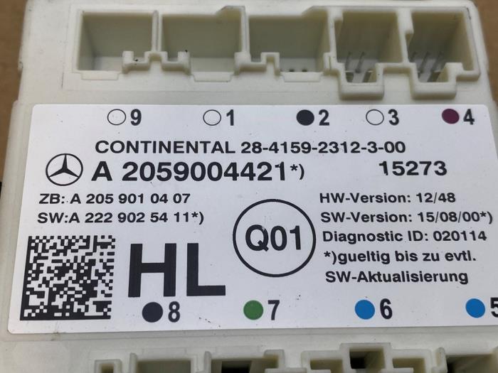 Module verrouillage central des portes Mercedes C-Klasse