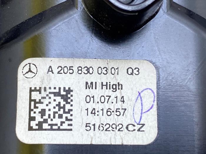 Grille aération tableau de bord Mercedes C-Klasse