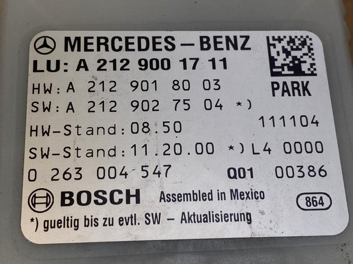 Parking assist computer Mercedes E-Klasse