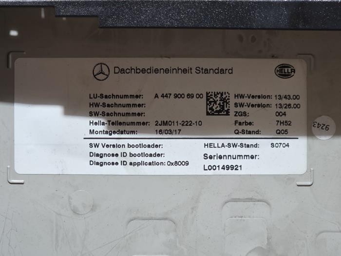 Innenbeleuchtung vorne Mercedes Vito